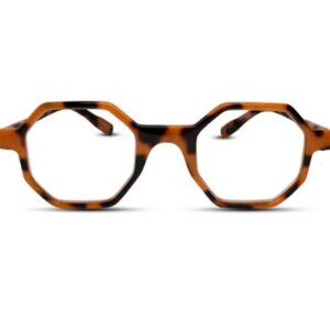 2 See Life Premium Prescription Strength Hexagon Reading Glasses in Tortoise